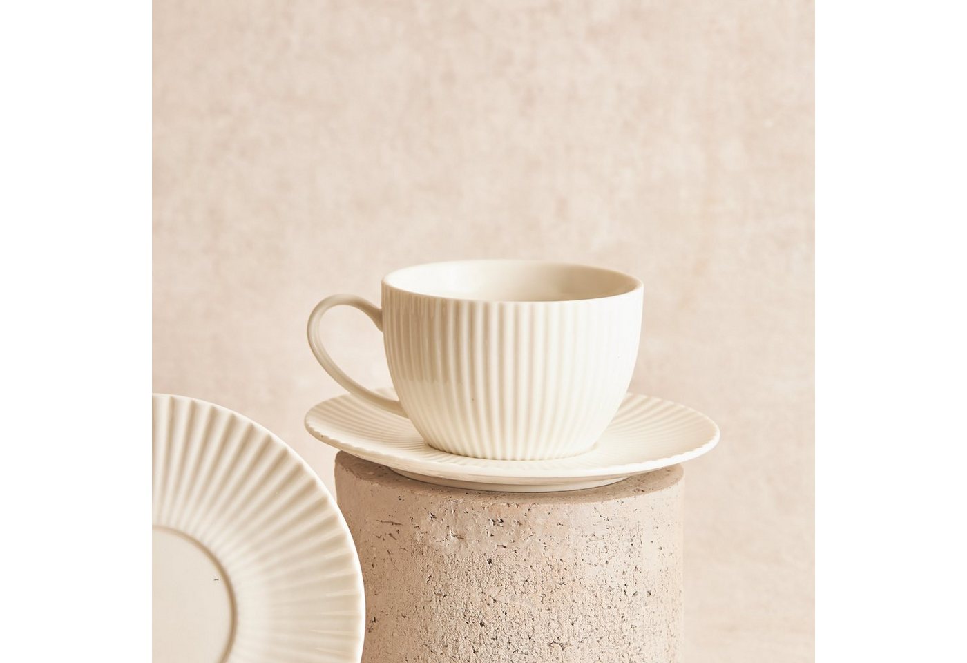 Karaca Teeservice Seashell Teetasse für 6 Personen Espressotasse Mokkatasse 200ml Karaca Teeservice Seashell Teetasse für 6 Personen Espressotasse Mokkatasse 200ml von Karaca