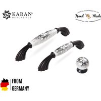 Möbelgriff, Griffe, Schrankgriffe, Möbelknöpfe, Knauf, Kommodengriffe, Porzellan, Schubladengriff, Handarbeit, 128 Mm, 160 Mm von Karanbeschlaege