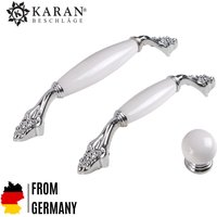 Möbelgriff, Schrankgriff, Schubladengriff, Möbelknopf, Knauf, 64mm 96mm 128mm, Porzellan Handbemalt von Karanbeschlaege