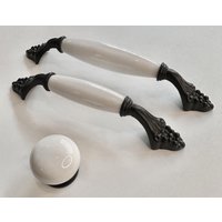 Möbelgriff, Schrankgriff, Schubladengriff, Möbelknopf, Knauf, 64mm 96mm 128mm, Porzellan Handbemalt Möbelgriff, Schrankgriff, Schubladengriff, Möbelknopf, Knauf, 64mm 96mm 128mm, Porzellan Handbemalt von Karanbeschlaege