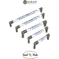 Möbelgriffe, Griffe, Schrankgriffe, Handbemalt, Porzellan, Robust, Auch in Anderen Längen Verfügbar von Karanbeschlaege