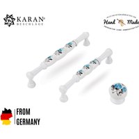 Möbelgriff, Griffe, Schrankgriffe, Möbelknöpfe, Knauf, Kommodengriffe, Porzellan, Schubladengriff, Handarbeit, 128 Mm, 160 Viele Modelle von Karanbeschlaege