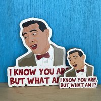 Ich Weiß, Dass Du Bist, Aber Was Bin Ich? - Pee Wee Herman Magnet Für Die Großen Abenteuer Von von KaraokeBreath