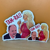 Tam-Ra - Gretchen Rossi Mit Donn Gunvalson Real Hausfrauen Von Orange County Kühlschrankmagnet Tam-Ra - Gretchen Rossi Mit Donn Gunvalson Real Hausfrauen Von Orange County Kühlschrankmagnet von KaraokeBreath