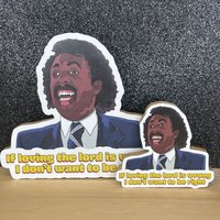 Wenn Das Lieben Des Herrn Falsch Ist, Dann Will Ich Nicht Recht Haben - Reverend Brown Coming To America Magnet von KaraokeBreath