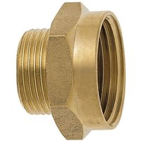 Gewindenippel Messing Innengewinde 3/4 ″ Außengewinde 1/2 ″ von Geka