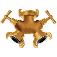 Geka - Zweiwegeventil plus Messing Schlauchgröße 9,5-38 mm - 343331 von Geka