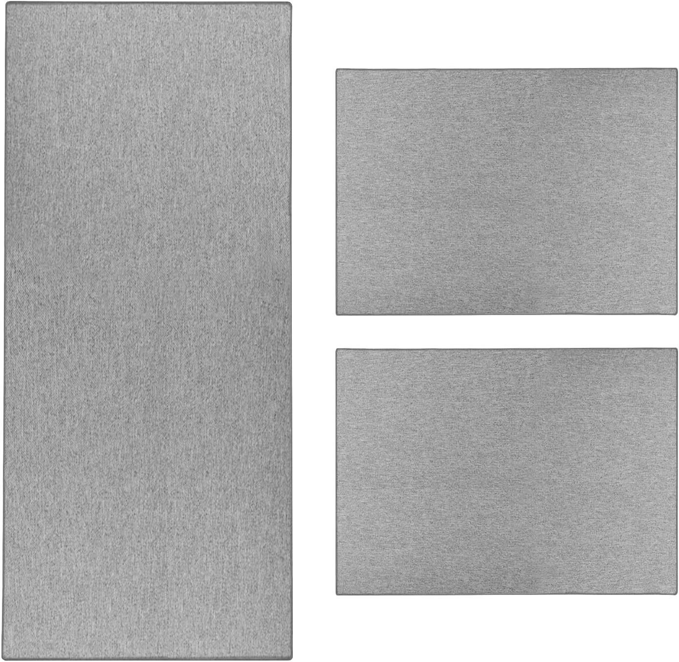 Karat Bettumrandung Haifa, verschiedene Farben, Bettvorleger ideal für das Schlafzimmer, Höhe 3.5 mm, (3-tlg), in Sisal-Optik von Karat
