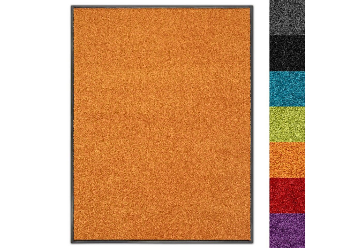 Fußmatte Use&Wash,verschiedene Farben & Größen, Sauberlaufmatte, Karat, Rechteckig, Höhe: 8 mm, Schmutzfangmatte von Karat