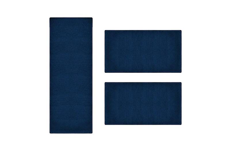 Karat Hochflor-Bettumrandung Fallon, Bettvorleger, Läufer-Set ideal fürs Schlafzimmer, Höhe 8.5 mm, (3-tlg), Velours von Karat