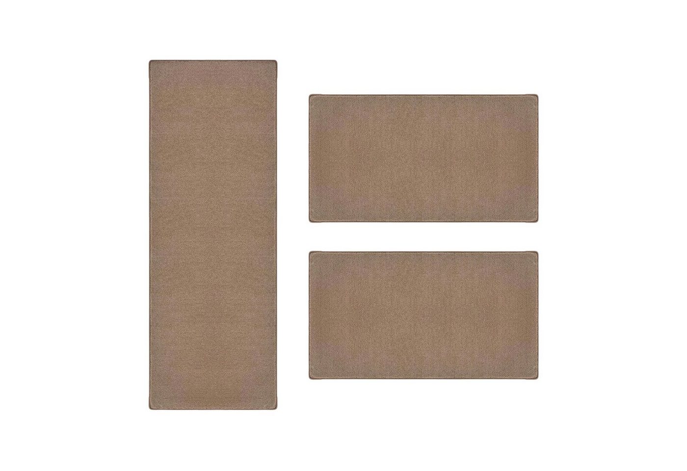 Karat Hochflor-Bettumrandung Fallon, Bettvorleger, Läufer-Set ideal fürs Schlafzimmer, Höhe 8.5 mm, (3-tlg), Velours Karat Hochflor-Bettumrandung Fallon, Bettvorleger, Läufer-Set ideal fürs Schlafzimmer, Höhe 8.5 mm, (3-tlg), Velours von Karat
