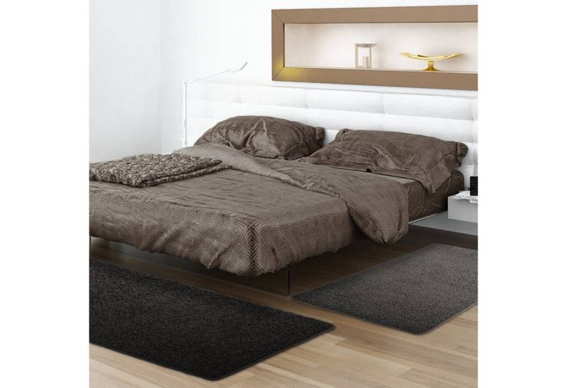 Karat Hochflor-Bettumrandung Kleopatra, Teppichläufer, ideal im Schlafzimmer, viele Farben, Höhe 9 mm, (3-tlg), Shaggy Karat Hochflor-Bettumrandung Kleopatra, Teppichläufer, ideal im Schlafzimmer, viele Farben, Höhe 9 mm, (3-tlg), Shaggy von Karat