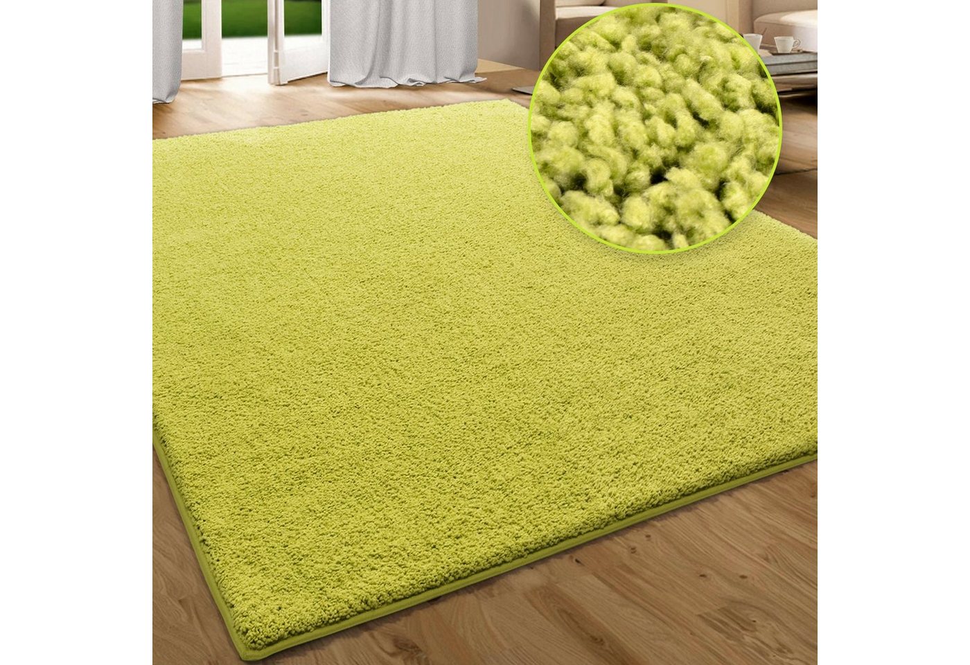 Hochflor-Teppich Luxury, Wohnteppich in verschiedenen Farben & Größen, Karat, rechteckig, Höhe: 30 mm, Extra flauschig von Karat
