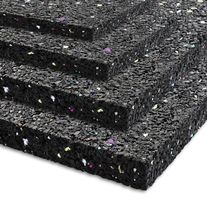 KARAT Antivibrationsmatte Schallschutzmatte nach Maß Stärke 1 cm 125 x 200 cm von Karat