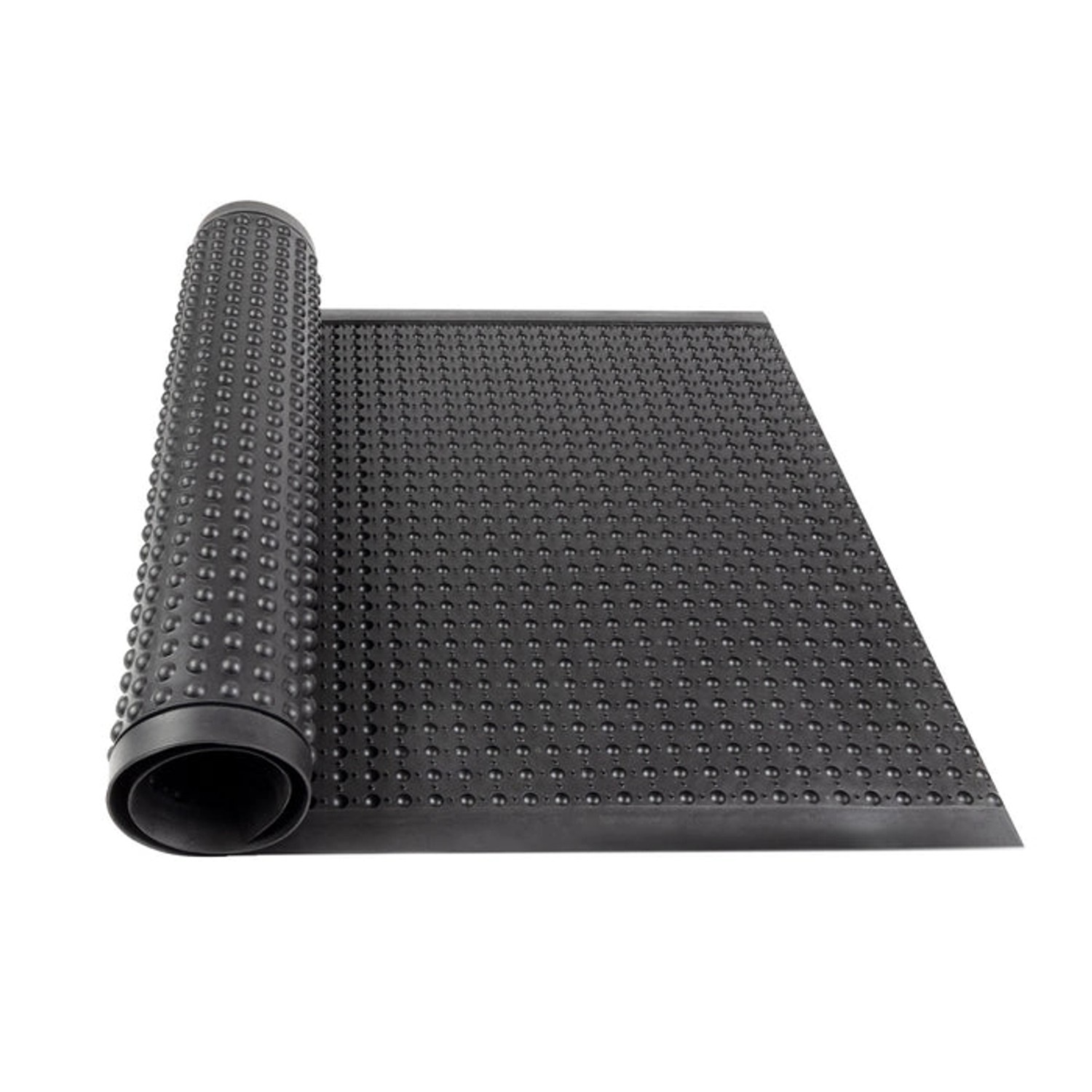 KARAT Arbeitsmatte Bubble Naturgummi Anti-Ermüdungsmatte 90 x 120 cm Schwarz von Karat