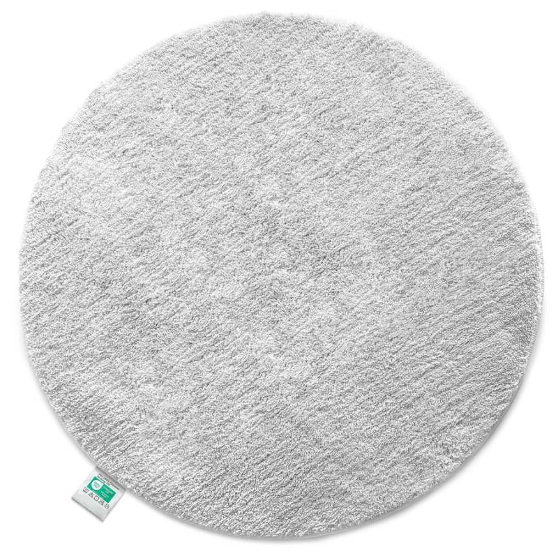 KARAT Badematte SKY Runder Badteppich Flauschig in Weiß Durchmesser 95 cm von Karat