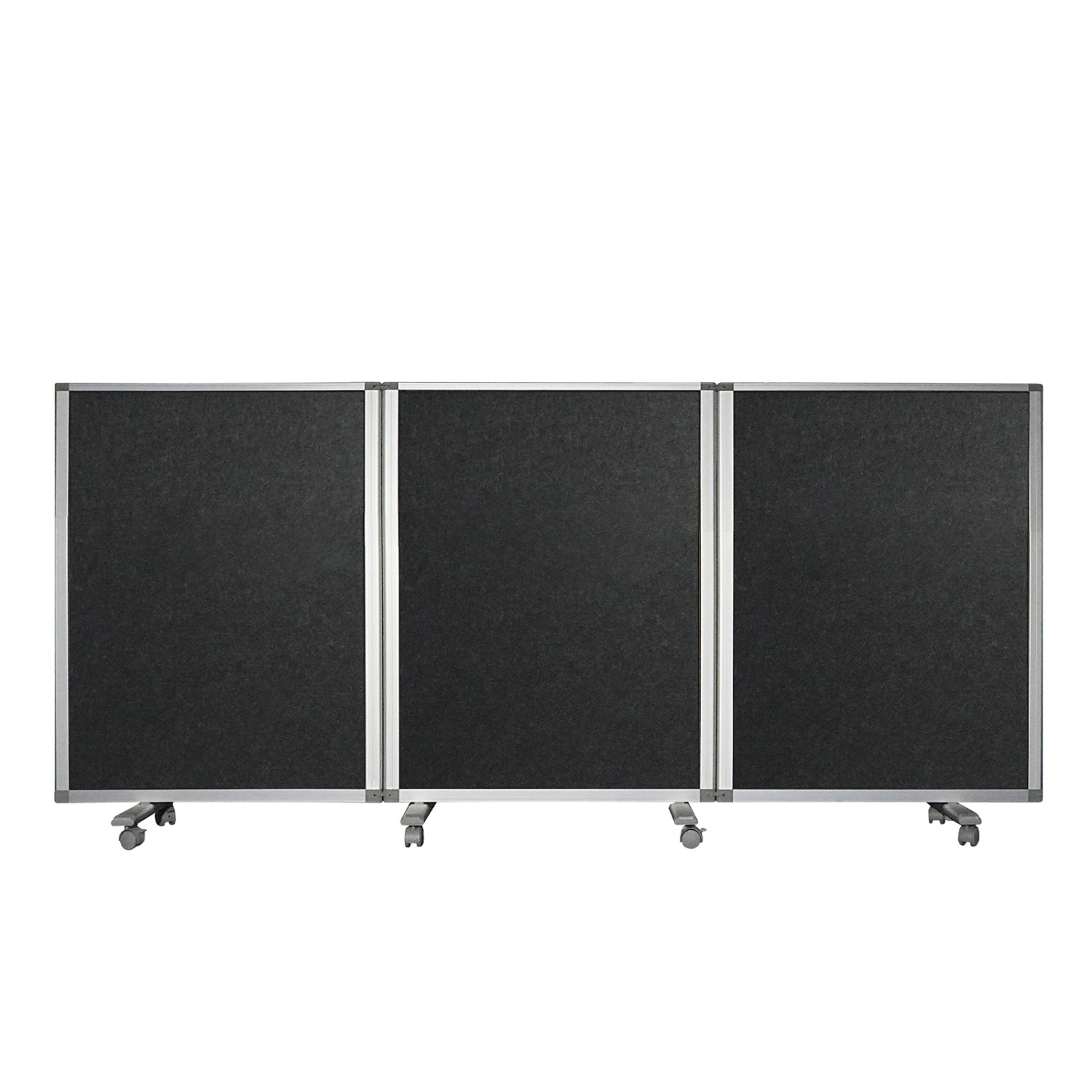 KARAT Doppelseitige Trennwand Mobile und Faltbare Stellwand aus Filz 270 x 120 cm KARAT Doppelseitige Trennwand Mobile und Faltbare Stellwand aus Filz 270 x 120 cm von Karat