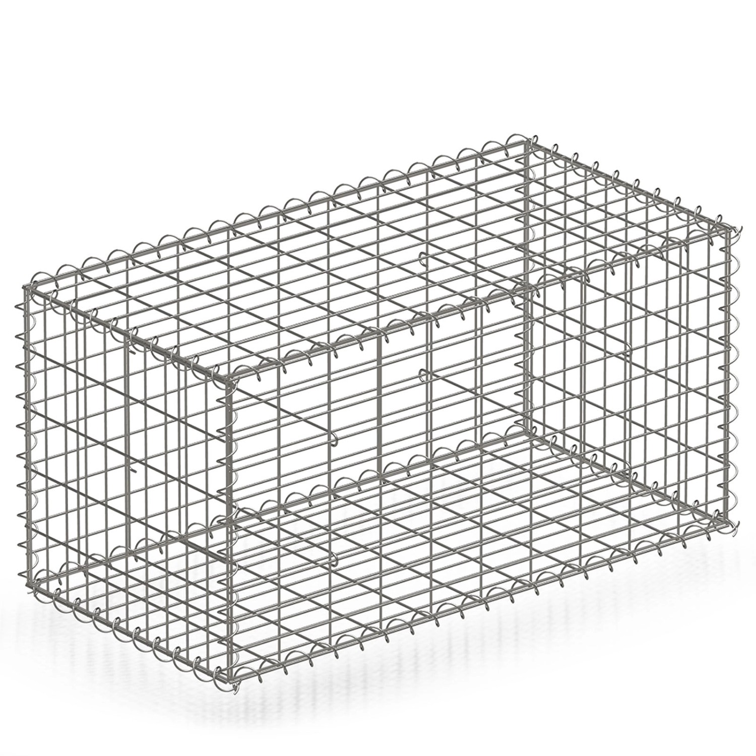 KARAT Gabionenkorb Lenox Steinkorb Zaun Sichtschutz Verzinkt 100 x 50 x 50 cm KARAT Gabionenkorb Lenox Steinkorb Zaun Sichtschutz Verzinkt 100 x 50 x 50 cm von Karat