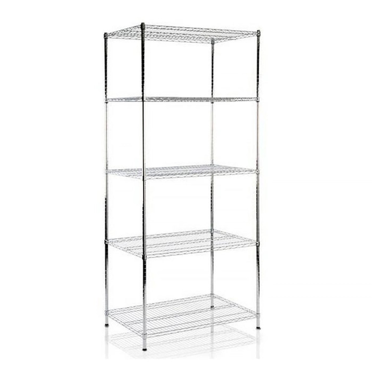 KARAT Gitterregal Himalaya 750 kg Belastbarkeit 5 Böden Verchromt 90 x 60 x 200 cm KARAT Gitterregal Himalaya 750 kg Belastbarkeit 5 Böden Verchromt 90 x 60 x 200 cm von Karat