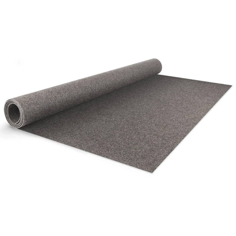 KARAT Individuell Zuschneidbarer Eventteppich Turbo Kieselgrau 100 x 1350 cm von Karat