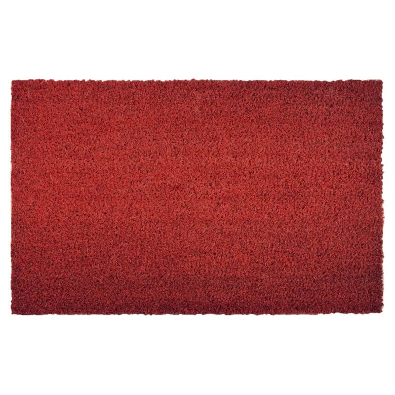 KARAT Kokosmatte Eingangsmatte Fußabtreter nach Maß Rot 24 mm 200 x 100 cm von Karat