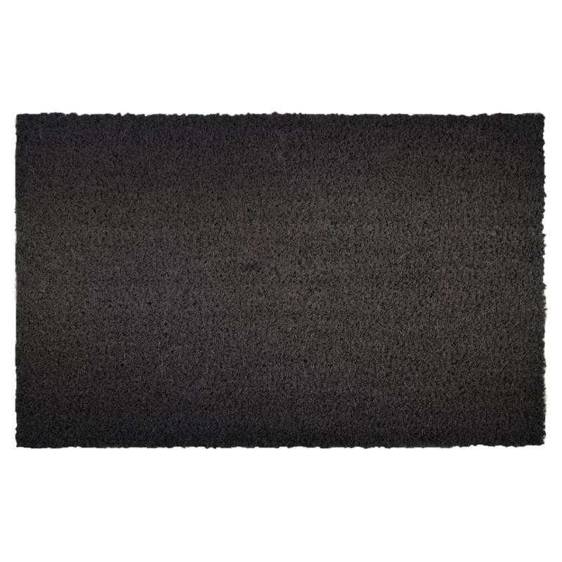KARAT Kokosmatte Eingangsmatte Fußabtreter nach Maß Schwarz 17 mm 100 x 100 cm von Karat