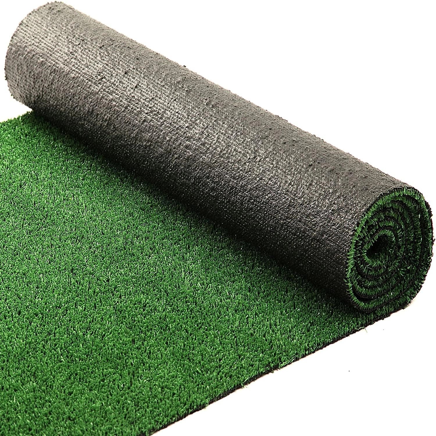 KARAT Kunstrasen Spring Rasenteppich Wasserdurchlässig Grün 100 x 900 x 0,7 cm von Karat