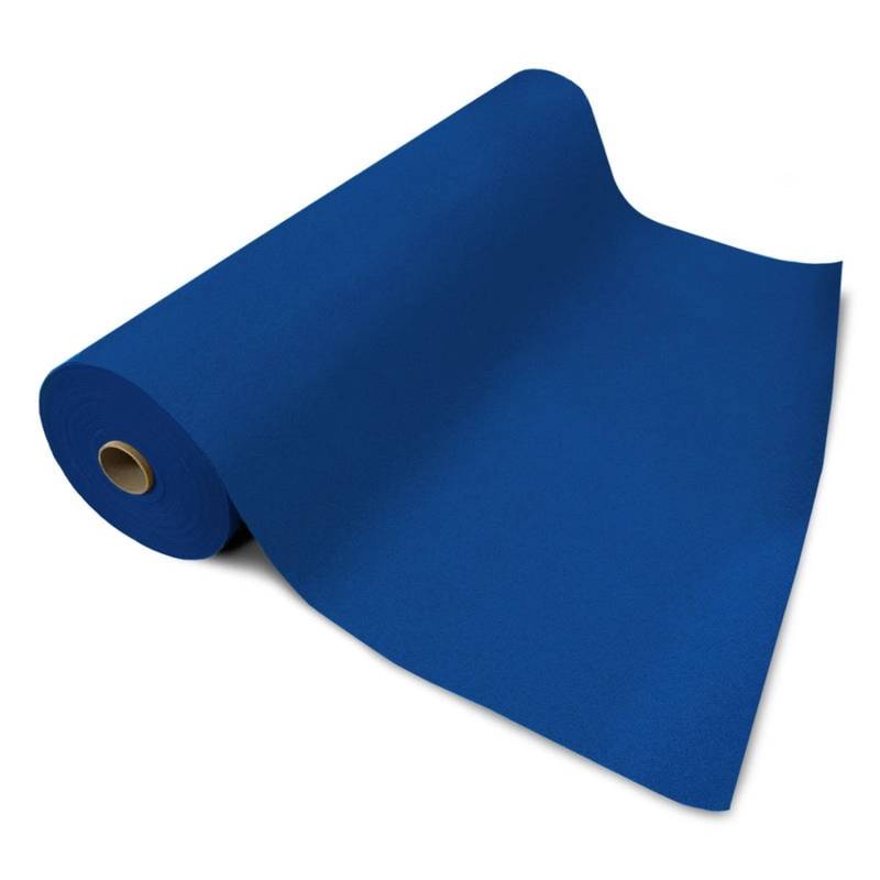 KARAT Messeteppich Sintra auf Maß Pflegeleichter Gangläufer Blau 100 x 2500 cm von Karat