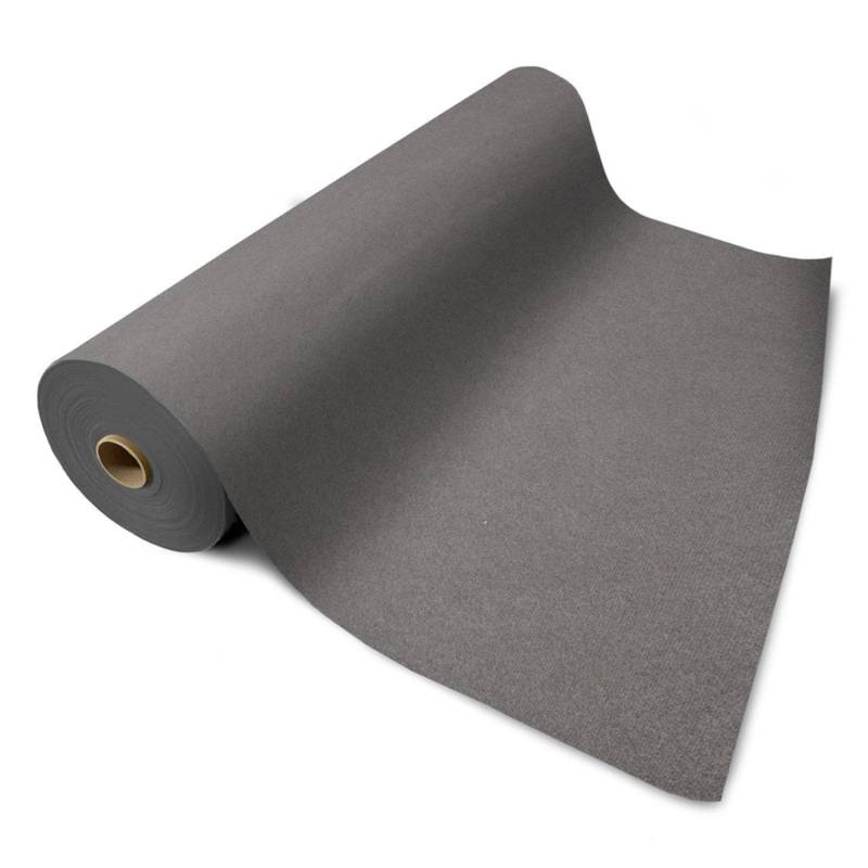 KARAT Messeteppich Sintra auf Maß Pflegeleichter Gangläufer Grau 100 x 2000 cm von Karat