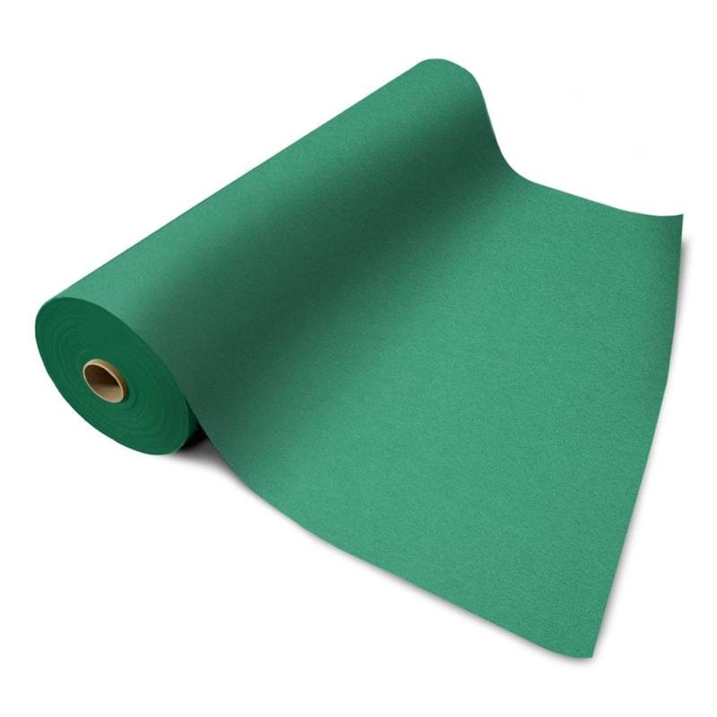 KARAT Messeteppich Sintra auf Maß Pflegeleichter Gangläufer Grün 100 x 100 cm von Karat