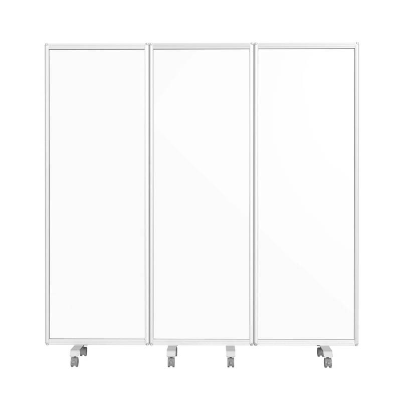 KARAT Mobile Trennwand mit Beschreibbarer Oberfläche Doppelseitig 180 x 180 cm von Karat