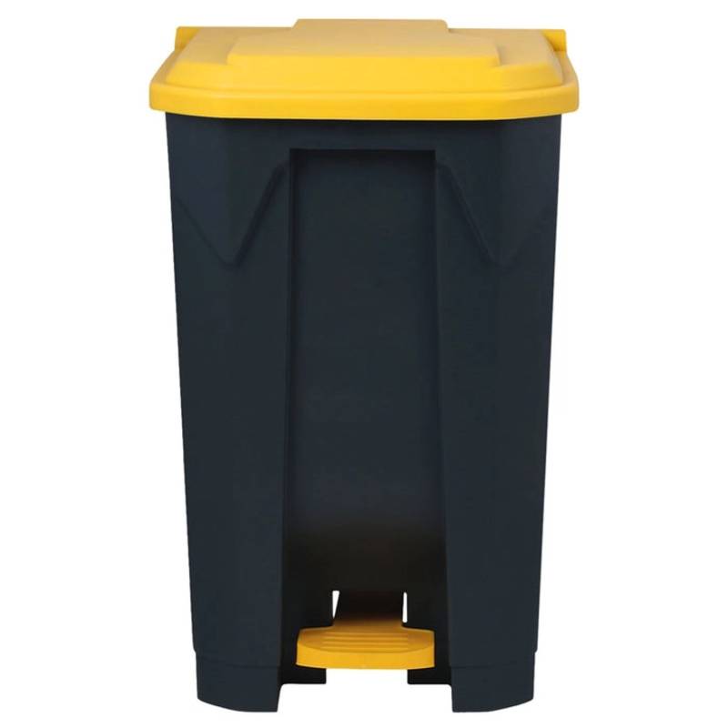KARAT Mülleimer Olaf Step-On Abfalleimer Tretmülleimer Universal Gelb 50 Liter von Karat