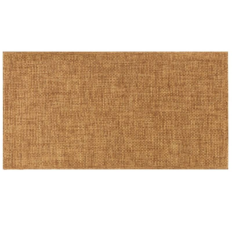 KARAT Outdoorteppich Ella Stilvoller Außenteppich in Weboptik Braun 80 x 150 cm von Karat