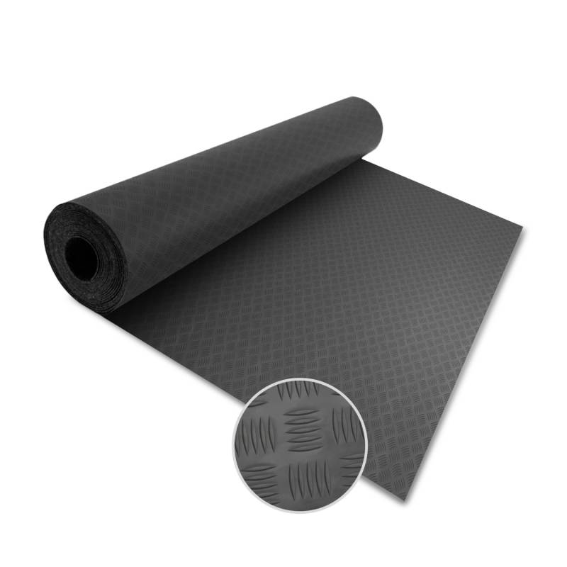 KARAT PVC-Bodenbelag Meterware Diamond Cut 2 mm Stärke Dunkelgrau 120 x 450 cm von Karat