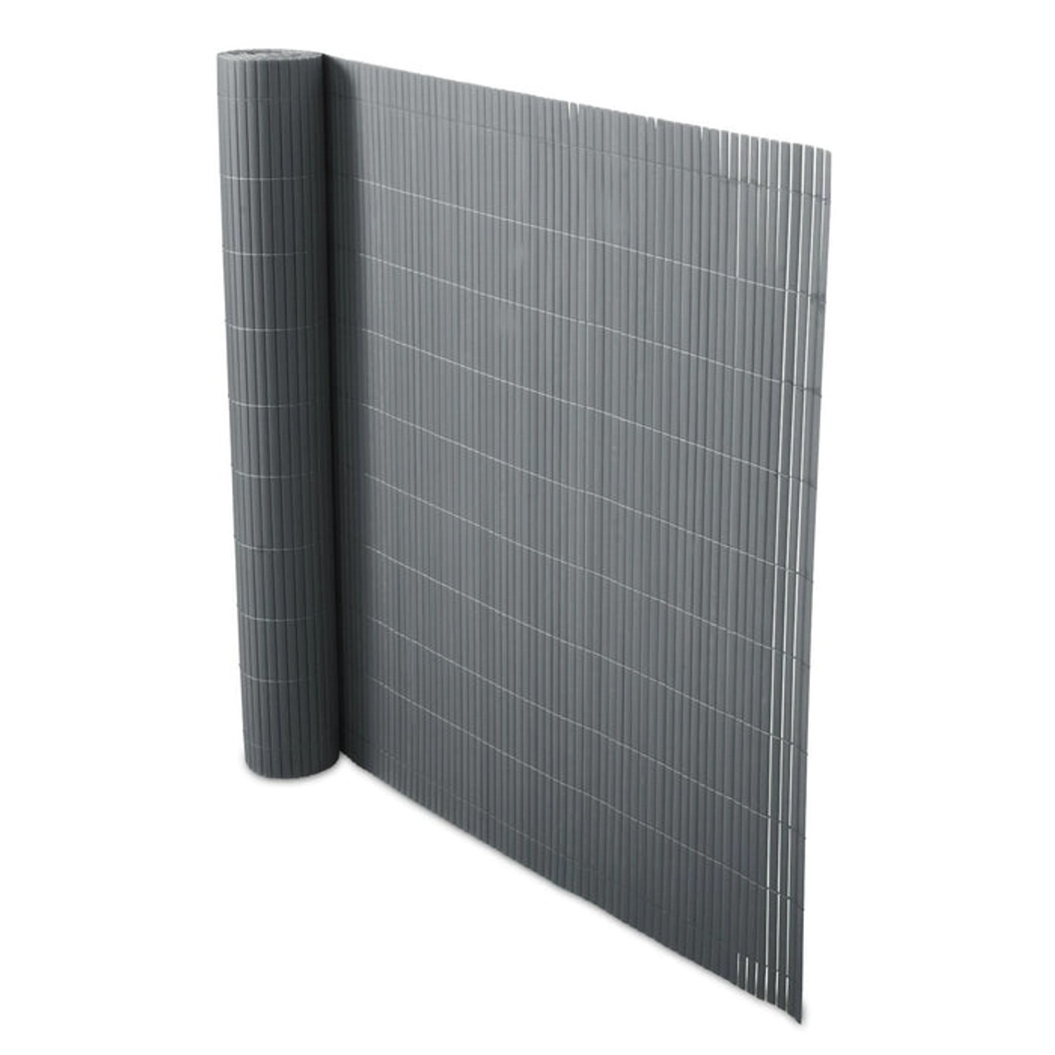KARAT PVC Sichtschutzzaun Blickdicht für Garten und Balkon Grau 100 x 500 cm KARAT PVC Sichtschutzzaun Blickdicht für Garten und Balkon Grau 100 x 500 cm von Karat