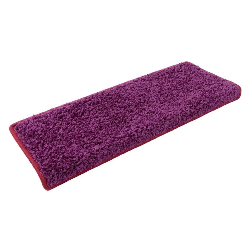 KARAT Shaggy Stufenmatte Barcelona Rechteckig 23,5 x 65 cm Berry von Karat