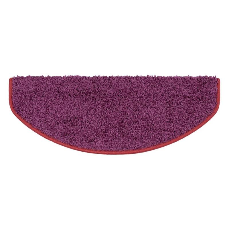 KARAT Shaggy Stufenmatte Sphinx Hochflor Violett 23,5 x 65 cm Halbrund von Karat
