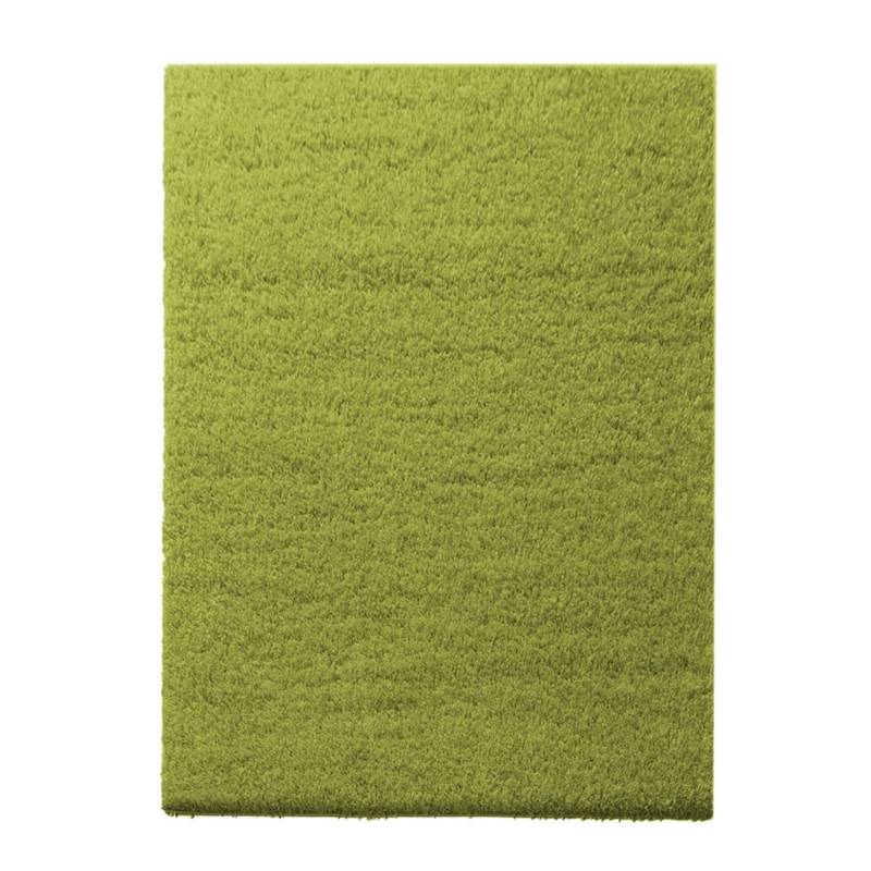 KARAT Shaggy Teppich Barcelona nach Maß Wohnteppich mit Weichem Flor Grün 80 x 100 cm von Karat