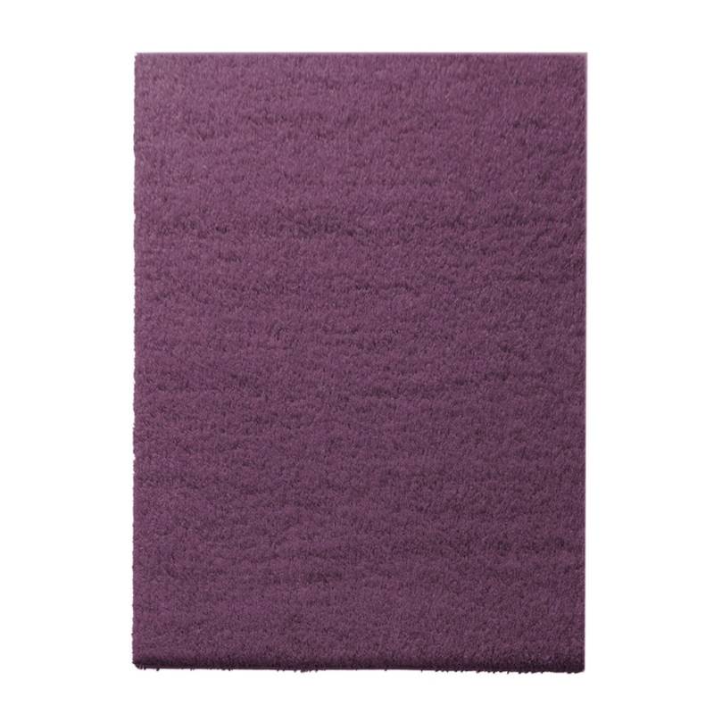 KARAT Shaggy Teppich Barcelona nach Maß Wohnteppich mit Weichem Flor Lila 66 x 450 cm von Karat
