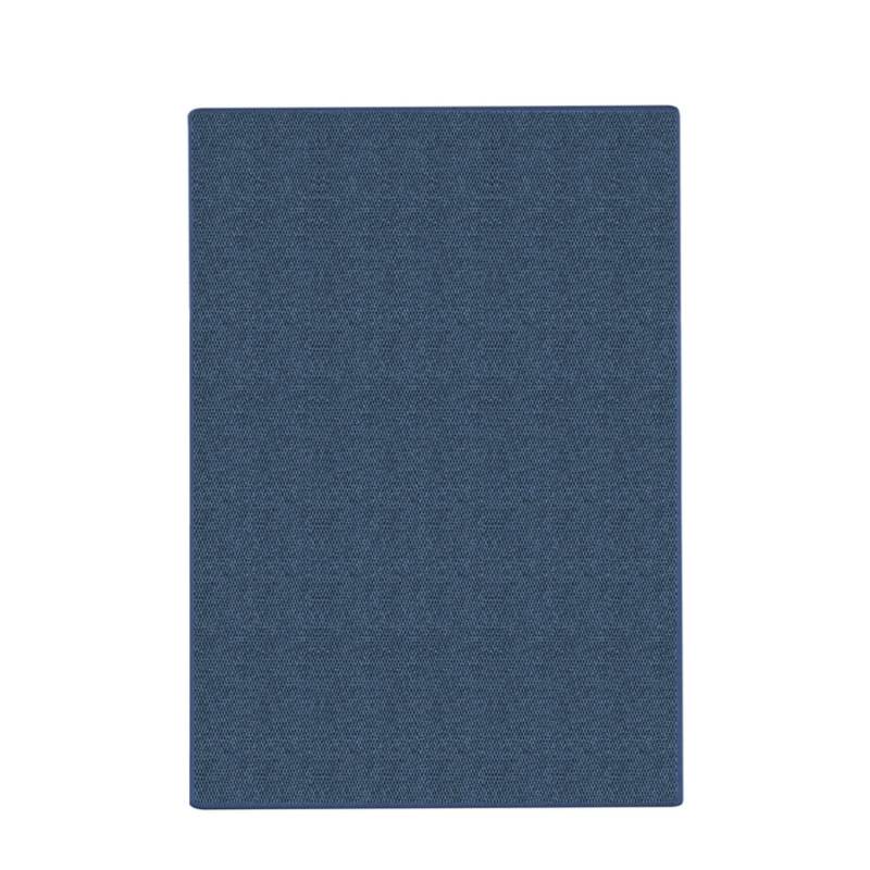 KARAT Sisal Teppichläufer nach Maß Sylt Für Innenbereiche Blau 80 x 450 cm von Karat