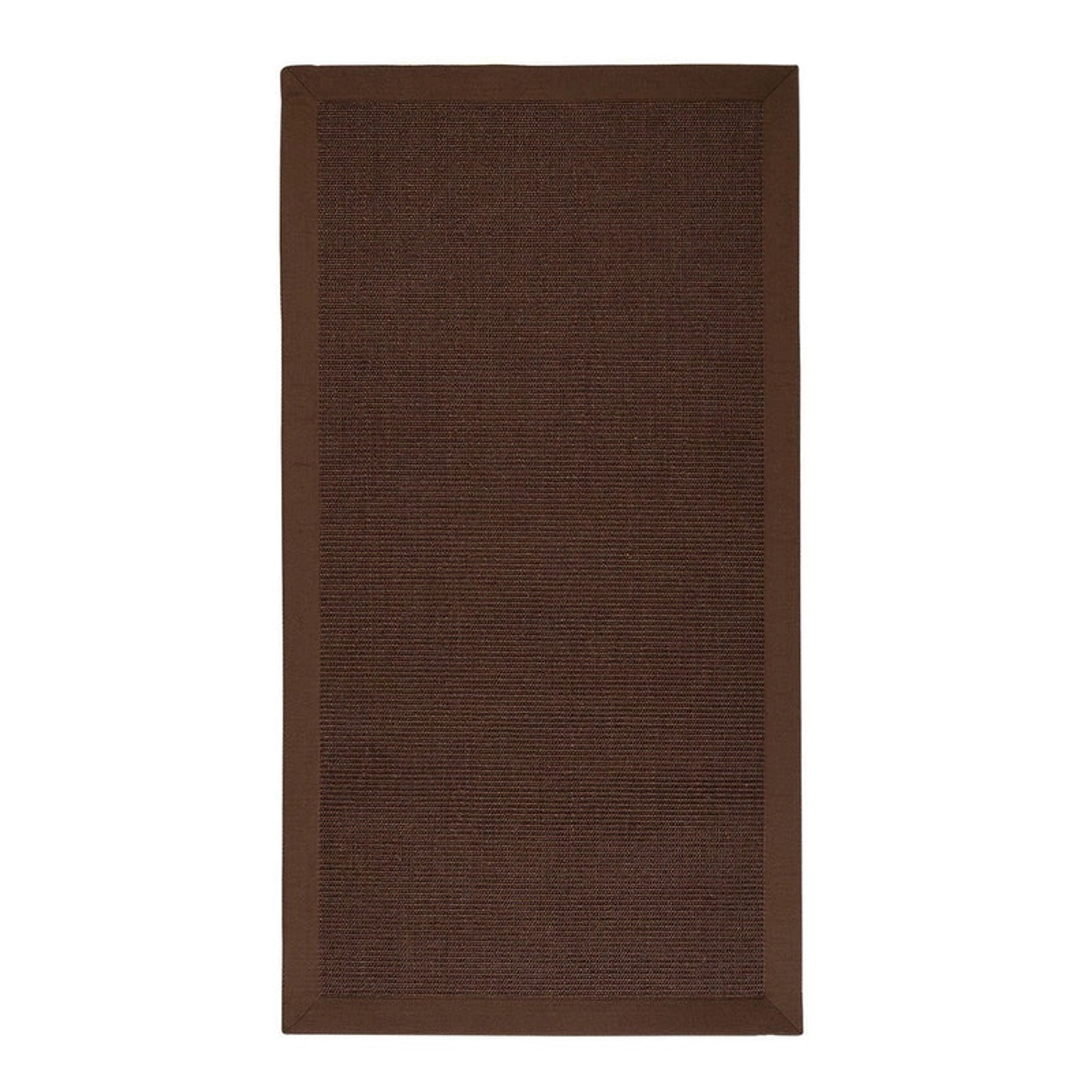 KARAT Sisalteppich Amazonas mit Breiter Bordüre für Alle Wohnbereiche Dunkelbraun 200 x 290 cm KARAT Sisalteppich Amazonas mit Breiter Bordüre für Alle Wohnbereiche Dunkelbraun 200 x 290 cm von Karat