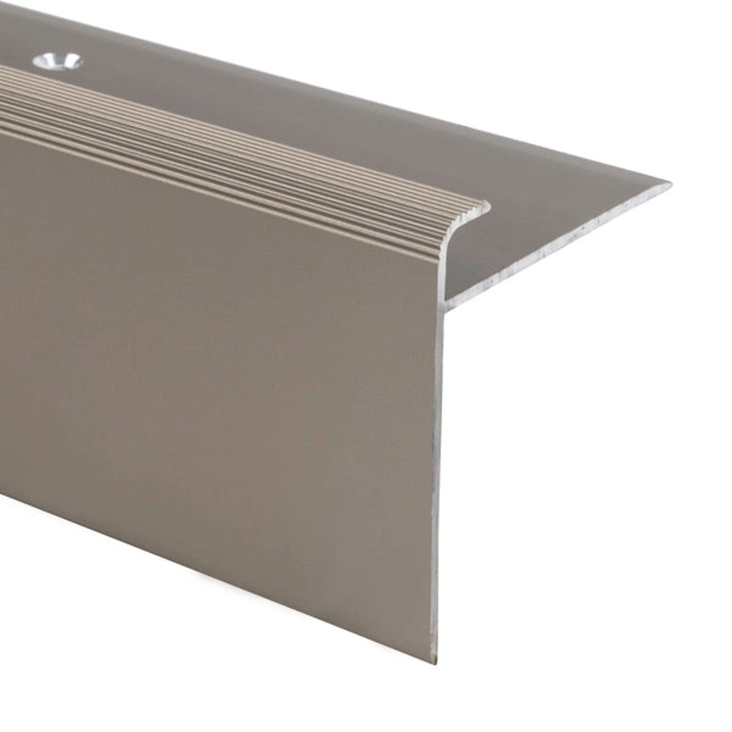 KARAT Stufenkantenprofil Safety - Form F - Treppenkantenprofil Bronze Hell 50 x 53 x 900 mm KARAT Stufenkantenprofil Safety - Form F - Treppenkantenprofil Bronze Hell 50 x 53 x 900 mm von Karat