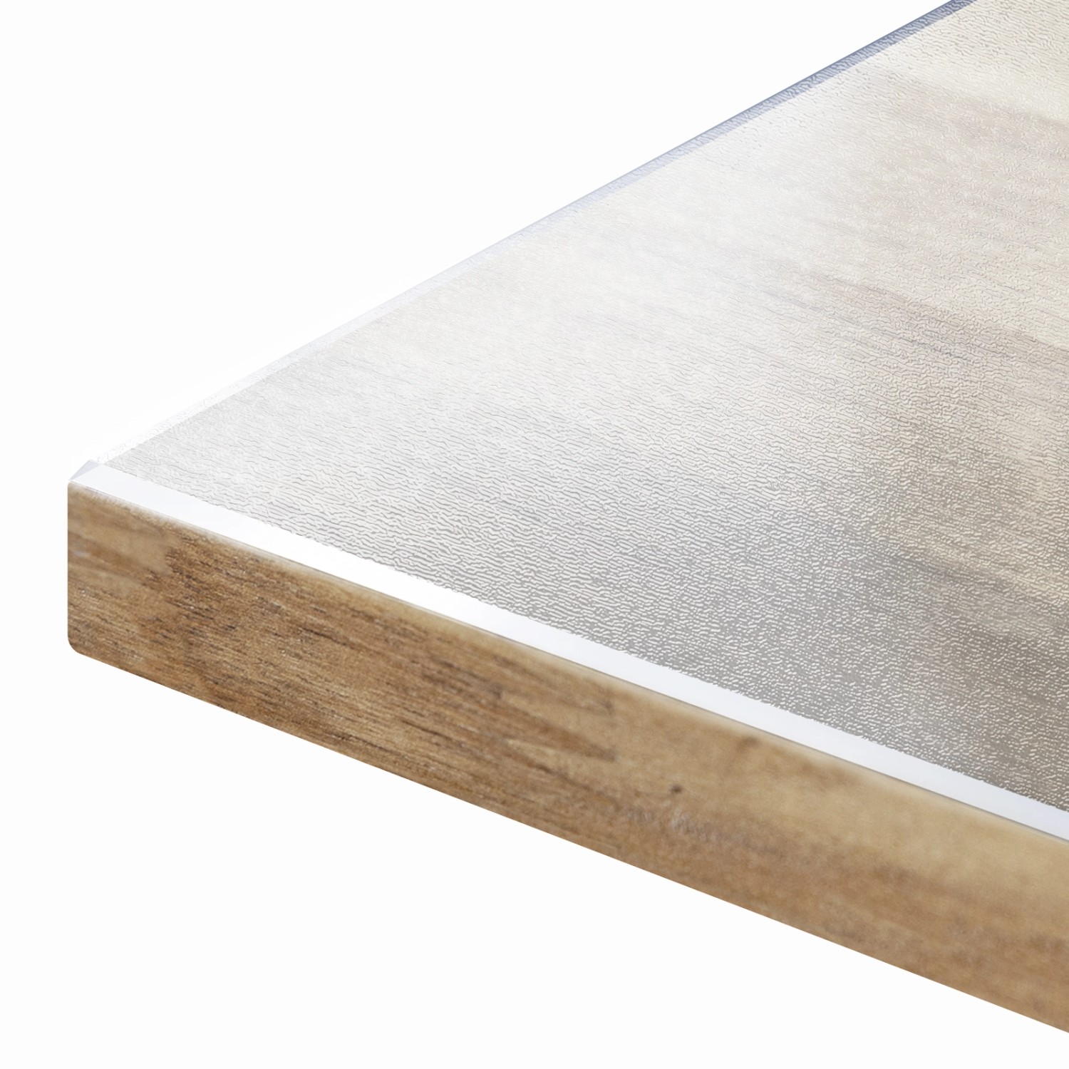 KARAT Tischfolie Imperial Transparent Mattiert mit Abgeschrägter Kante 115 x 235 cm von Karat