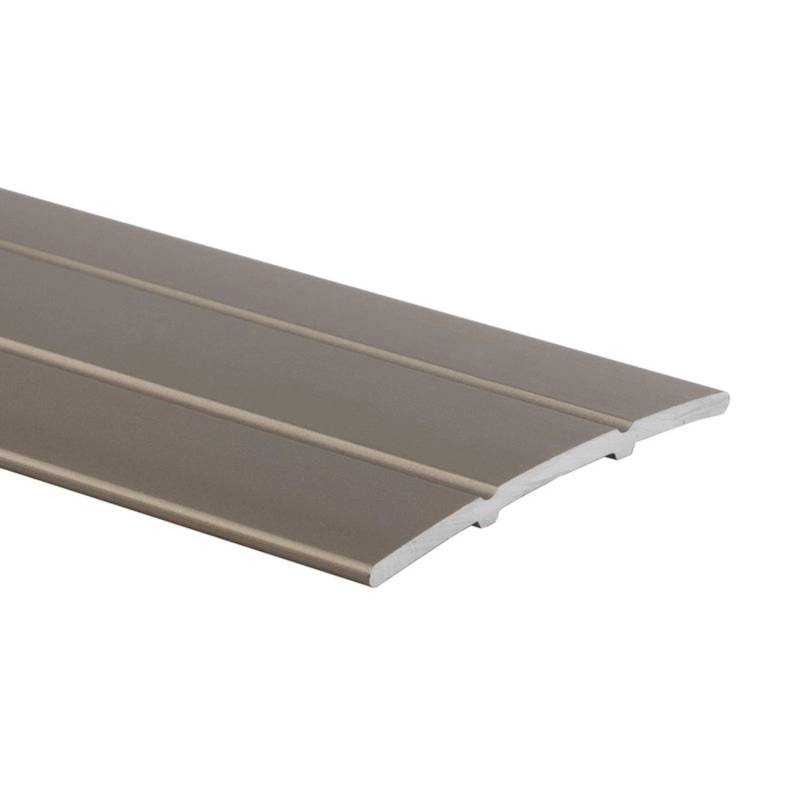 KARAT Übergangsprofil Verbindung für Bodenbeläge Edelstahl Selbstklebend 3,8 x 100 cm von Karat