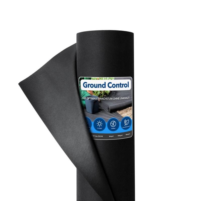 KARAT Unkrautvlies Ground Control Schwarz 100 g/m² 1 x 20 m von Karat