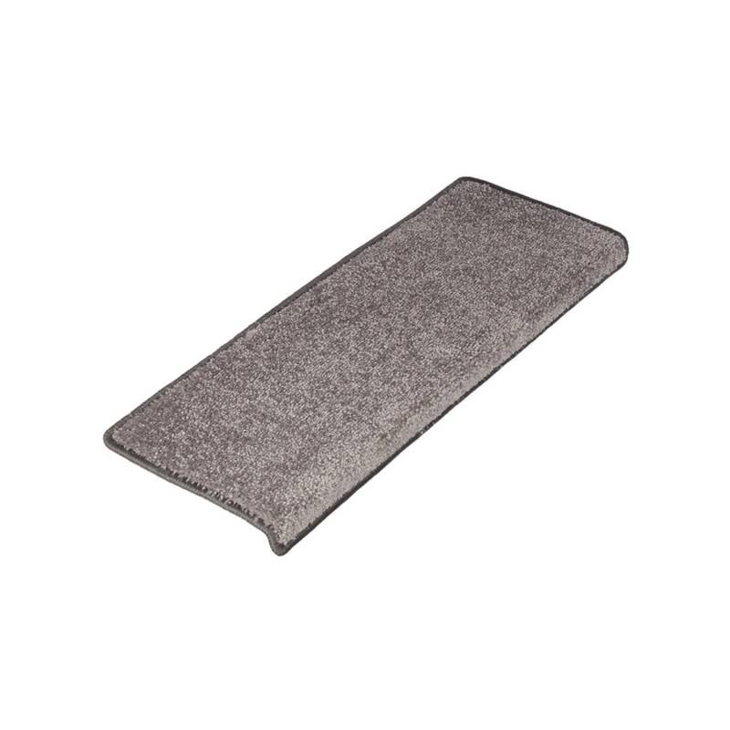 KARAT Velours-Stufenmatte Sundae Selbstklebend Rechteckig Silber 23,5 x 65 cm von Karat
