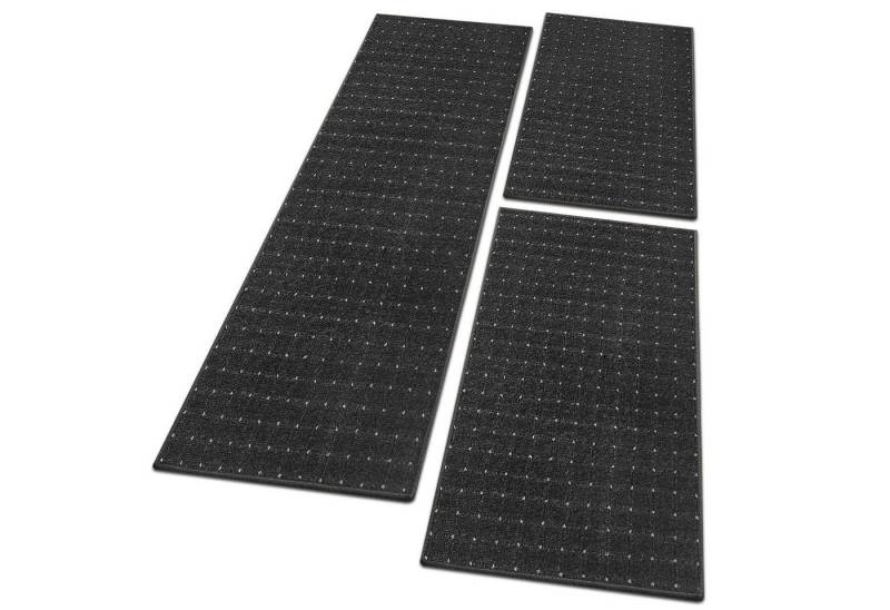 Karat Bettumrandung Playmouth, Erhältlich in 4 Farben, 3 Größen, Bettvorleger, Höhe 5 mm, (3-tlg), Konfektioniert in Deutschland von Karat