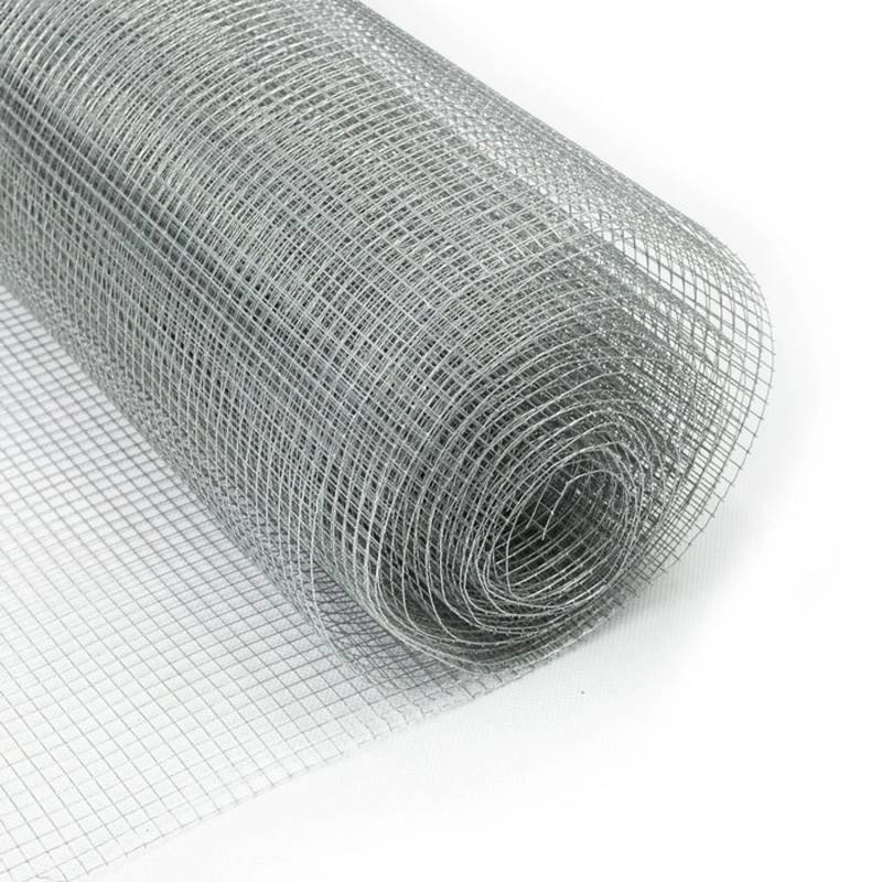 KARAT Drahtgitter feinmaschig Maschenweite 6,3 mm Volierendraht verzinkt 0,5 x 10 m von Karat