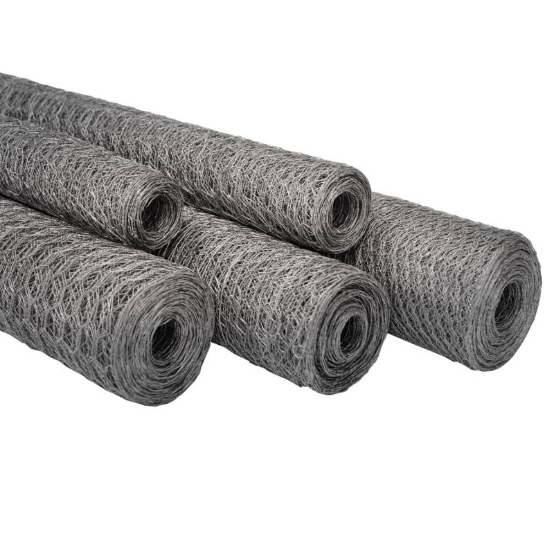 Karat Drahtzaun für Garten und Kleintiere 0,75 x 10 m Sechseckgeflecht Maschenweite 13 mm Verzinkt von Karat
