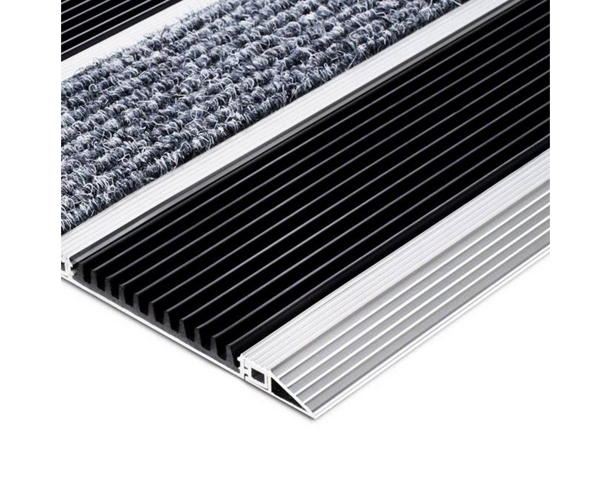 Karat Fußmatte Edelstahlmatte Select Mat Ribbed Textil+Gummi, für In-& Outdoor geeign, Höhe: 12 mm Karat Fußmatte Edelstahlmatte Select Mat Ribbed Textil+Gummi, für In-& Outdoor geeign, Höhe: 12 mm von Karat